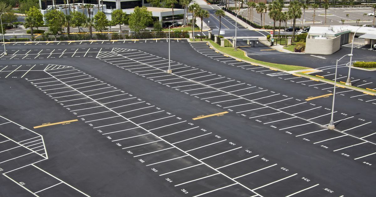 what type of paint for parking spaces
